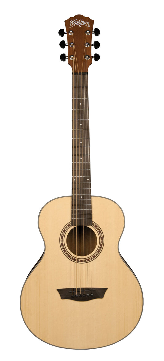 Washburn G-Mini 5 Apprentice Series 7/8 Size Acoustic Guitar. Natural Item ID: AGM5K-A-U