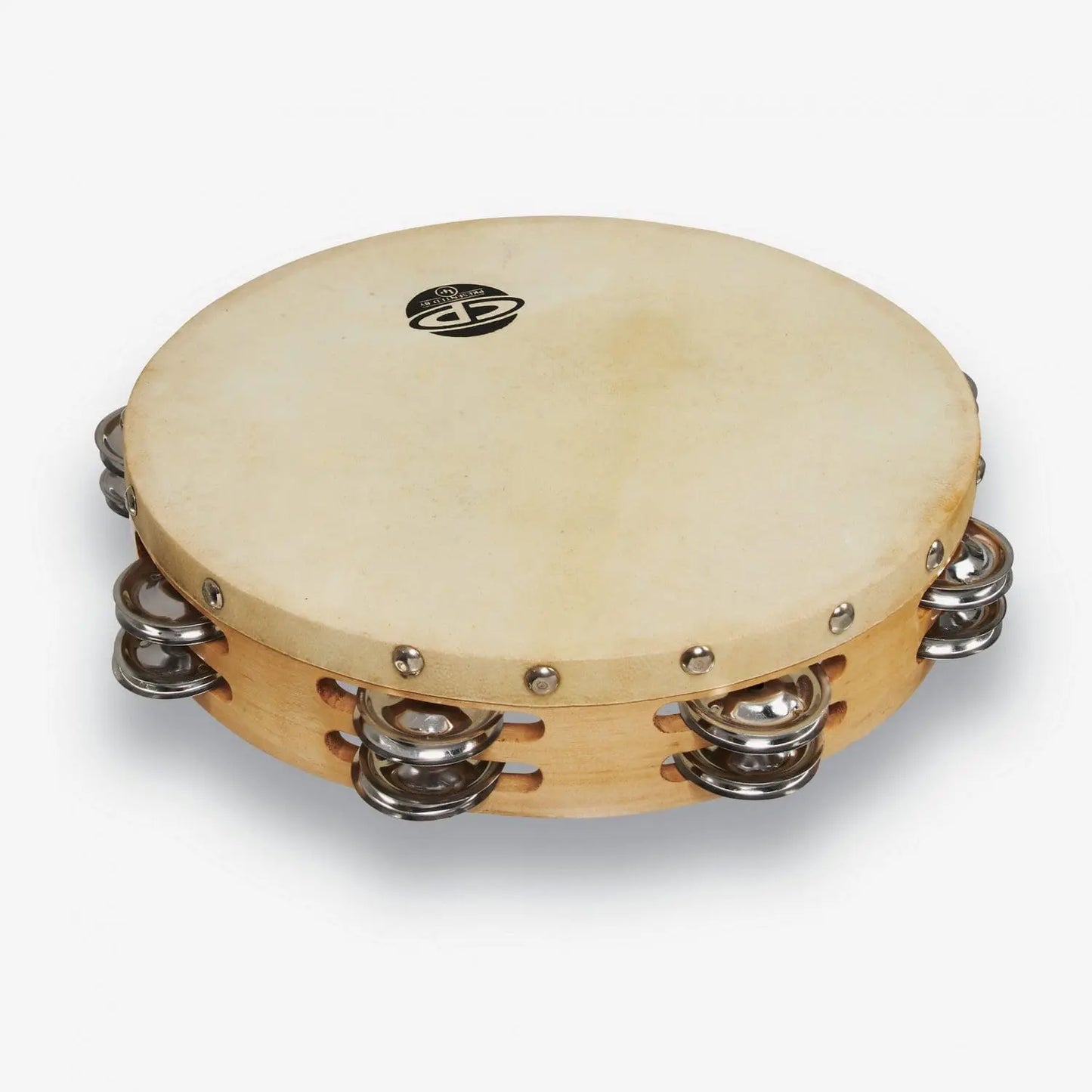 CP DOUBLE ROW TAMBOURINE WITH HEAD