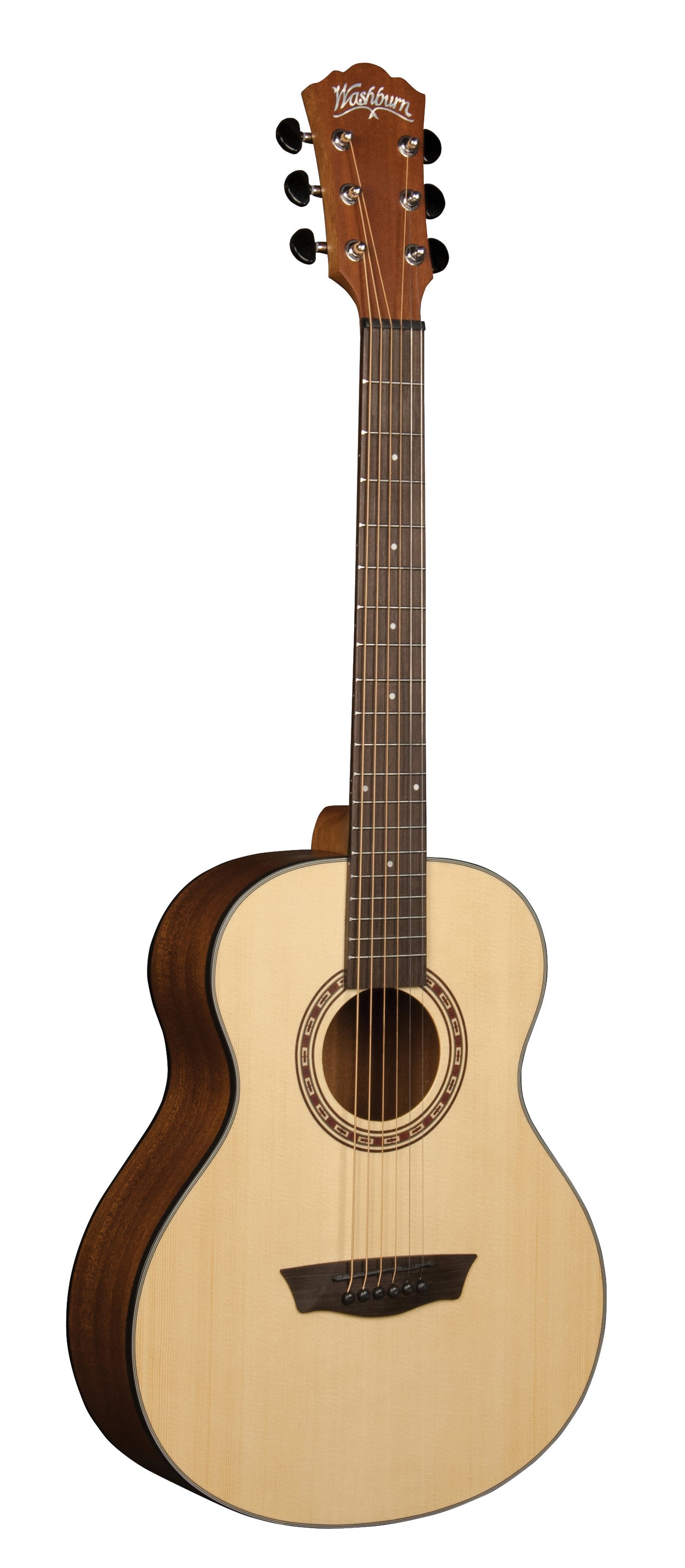 Washburn G-Mini 5 Apprentice Series 7/8 Size Acoustic Guitar. Natural Item ID: AGM5K-A-U